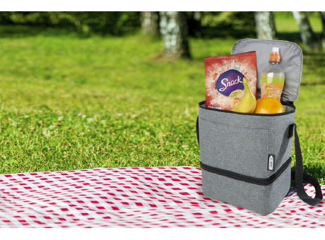 Bolsa isotérmica para almuerzo y 9 latas de PET reciclado GRS Tundra