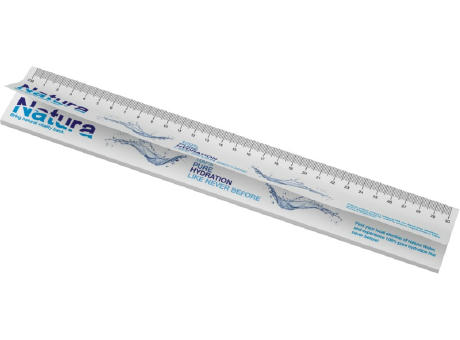 Notas adhesivas recicladas Sticky-Mate® con regla impresa de 30 cm