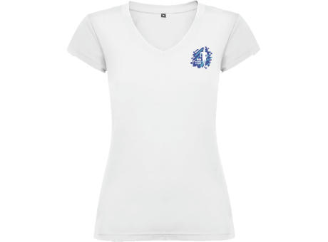Camiseta de cuello de pico de manga corta para mujer de 155 g/m² Victoria