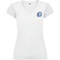 Camiseta de cuello de pico de manga corta para mujer de 155 g/m² Victoria