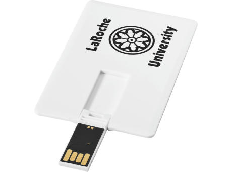 Memoria USB diseño tarjeta de 4 GB Slim