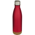 Botella de 500 ml de acero inoxidable con aislamiento y doble pared con detalles de corcho Cove
