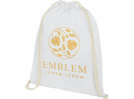 Mochila de cuerdas de algodón de 140 g/m² 5L Oregon