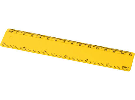 Regla de plástico reciclado de 15 cm Refari