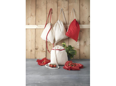 Mochila de cuerdas de algodón de 140 g/m² 5L Oregon
