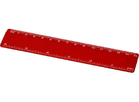 Regla de plástico reciclado de 15 cm Refari