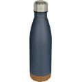 Botella de 500 ml de acero inoxidable con aislamiento y doble pared con detalles de corcho Cove