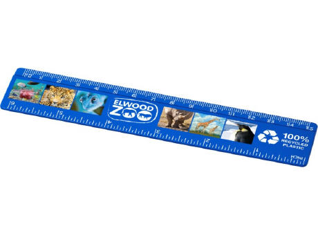 Regla de plástico reciclado de 15 cm Refari