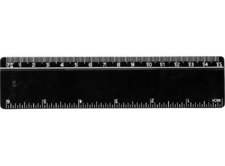 Regla de plástico reciclado de 15 cm Refari