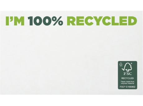 Bloc de notas adhesivas de papel reciclado de 127 x 75 mm Sticky-Mate® 