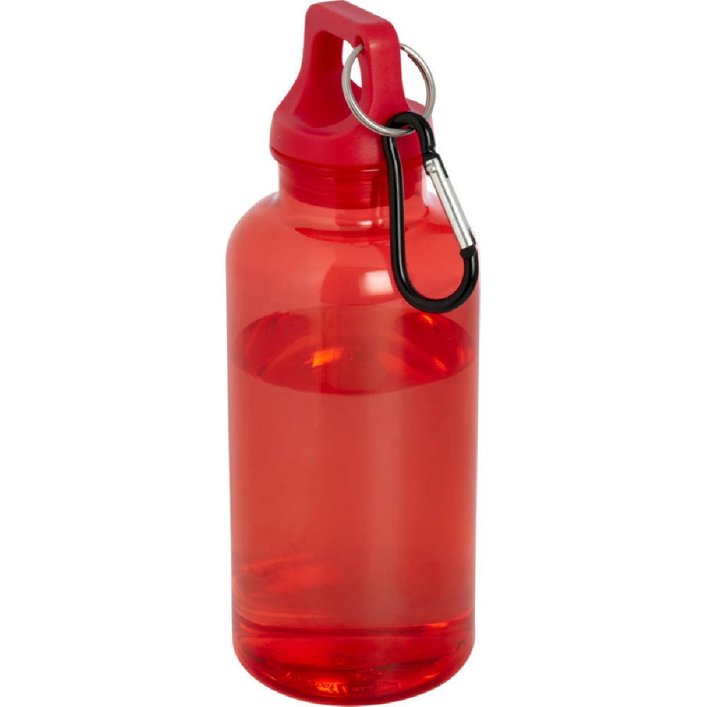 Bidón de 400 ml de plástico reciclado con mosquetón y certificación RCS Oregon