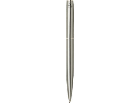 Set de bolígrafo y rollerball de acero inoxidable reciclado Didimis (tinta negra)
