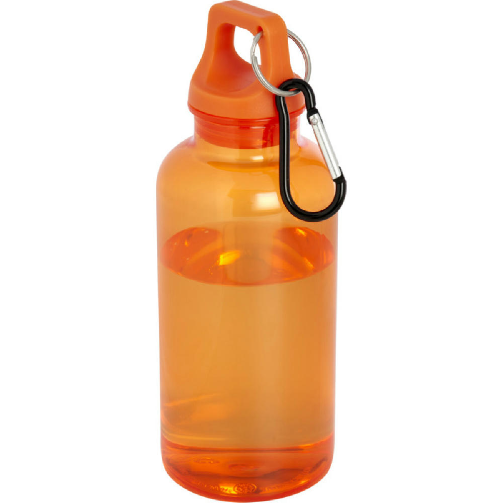 Bidón de 400 ml de plástico reciclado con mosquetón y certificación RCS Oregon