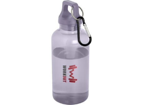 Bidón de 400 ml de plástico reciclado con mosquetón y certificación RCS Oregon