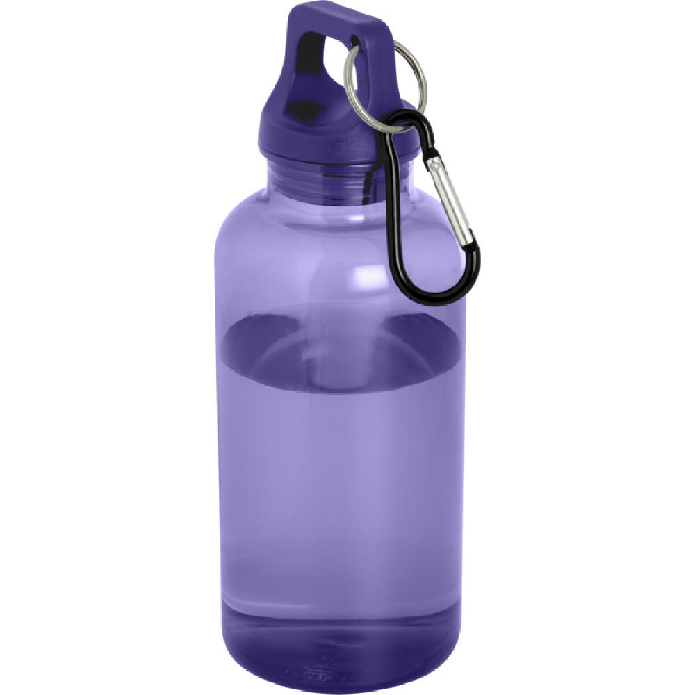 Bidón de 400 ml de plástico reciclado con mosquetón y certificación RCS Oregon