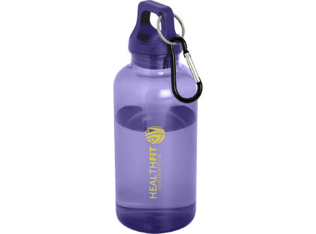 Bidón de 400 ml de plástico reciclado con mosquetón y certificación RCS Oregon