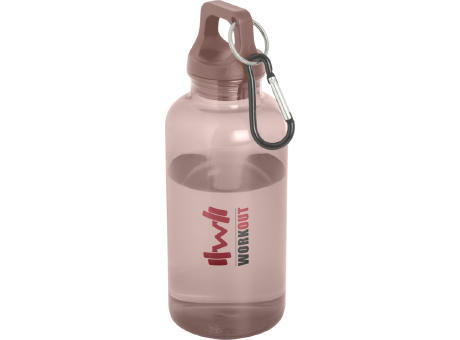 Bidón de 400 ml de plástico reciclado con mosquetón y certificación RCS Oregon