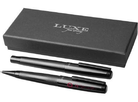 Set de bolígrafo y rollerball Gloss (tinta negra)