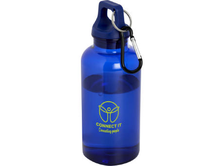 Bidón de 400 ml de plástico reciclado con mosquetón y certificación RCS Oregon