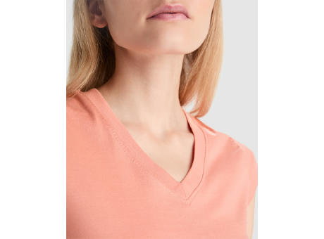 Camiseta de cuello de pico de manga corta para mujer de 155 g/m² Victoria
