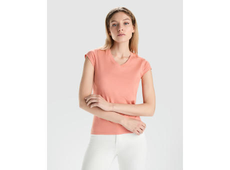 Camiseta de cuello de pico de manga corta para mujer de 155 g/m² Victoria