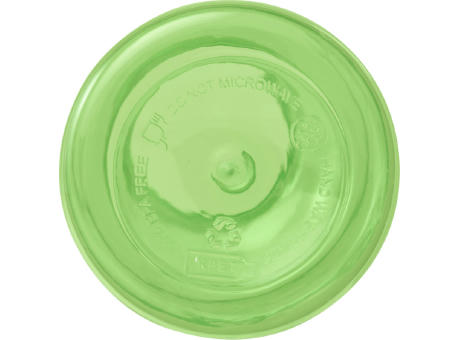 Bidón de 400 ml de plástico reciclado con mosquetón y certificación RCS Oregon