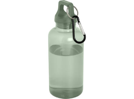 Bidón de 400 ml de plástico reciclado con mosquetón y certificación RCS Oregon
