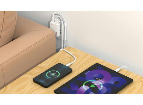 Cargador de pared SKROSS® Slim de 30 W para Europa