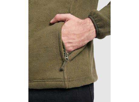 Chaqueta de forro polar con cremallera completa para hombre Artic