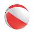 Pelota hinchable de playa bicolor.