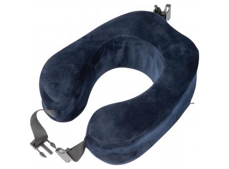Almohada de cuello de felpa con banda de cierre