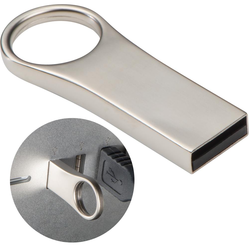 Memoria USB metálica de 4 GB