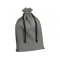 Bolsa grande con cordón hecha de algodón reciclado