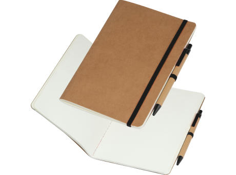 Cuaderno con bolígrafo