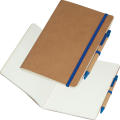 Cuaderno con bolígrafo