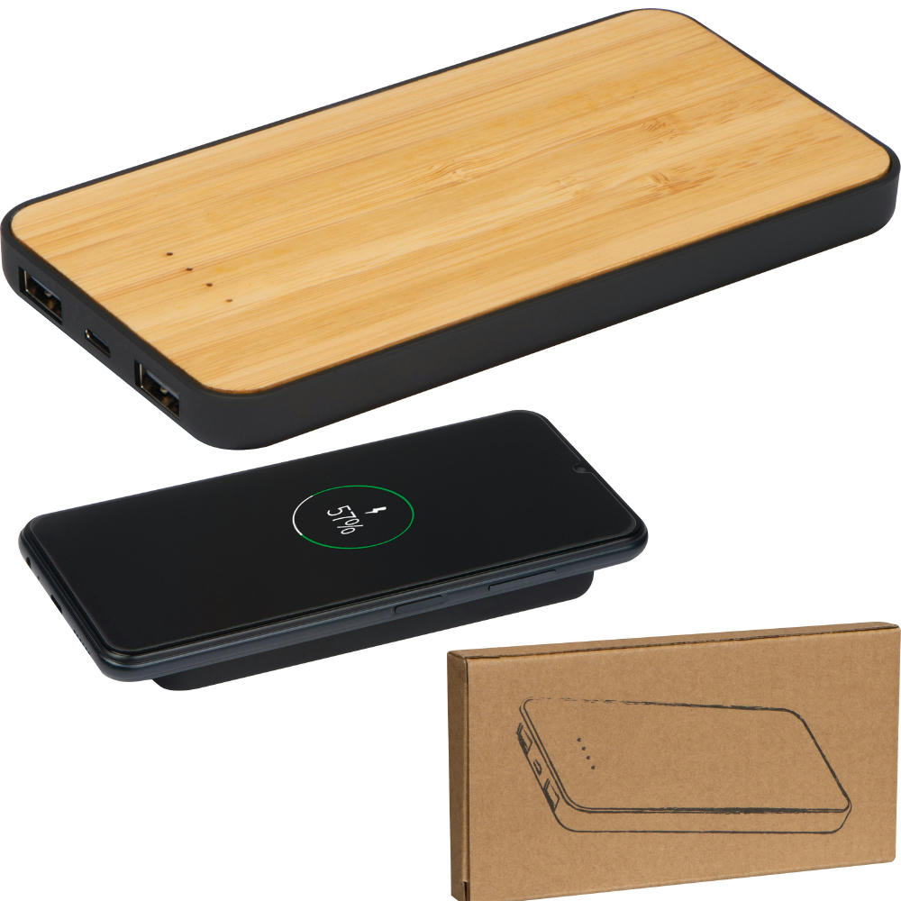 Cargador inalámbrico y powerbank, 8000 mAh