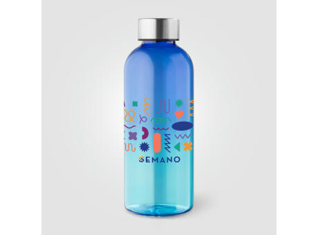 Skye – Trinkflasche mit Drehverschluss und Ombre-Finish aus rPET – 650 ml