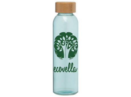 Alpine - 500 ml Glasflasche mit Bambus-Deckel