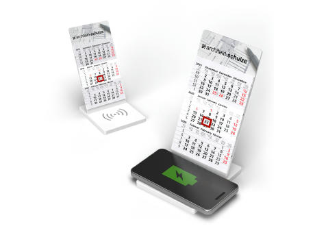 Wireless Charging Kalender  - Schwarze Grundplatte