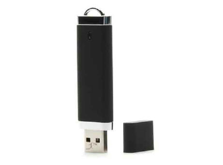 USB-Stick Elegant Rubber 3.0-Schwarz-16 GB