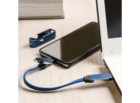 ConnectEx Elegance: 4-in-1 USB-Ladekabel mit Flaschen