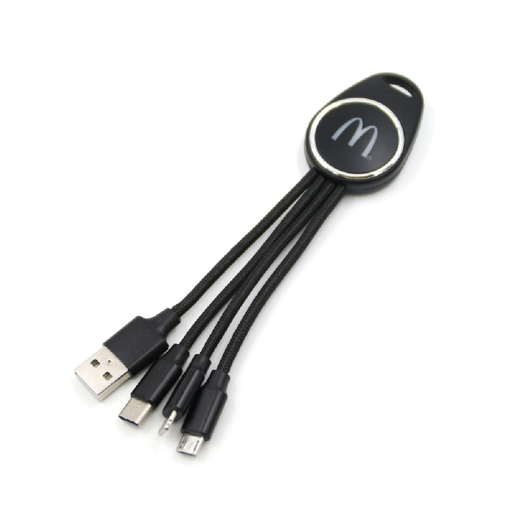 TechCharge 3-in-1 Glow Cable