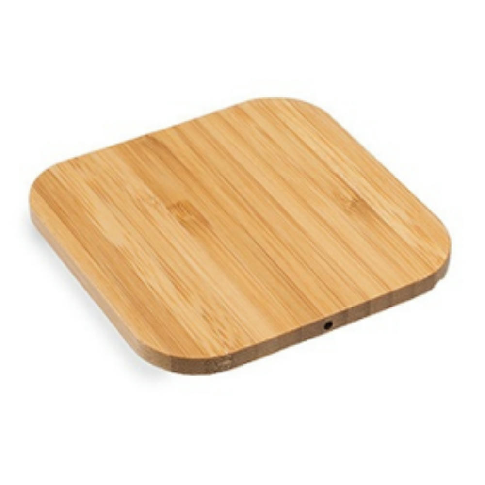 Wireless Charger Bamboo Square