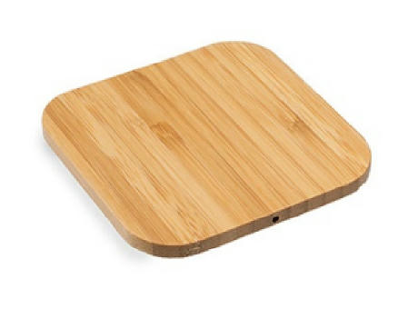 Wireless Charger Bamboo Square