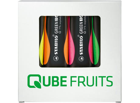 STABILO GREEN BOSS Leuchtmarkierer 4er-Set