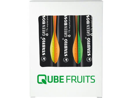 STABILO GREEN BOSS Leuchtmarkierer 3er-Set