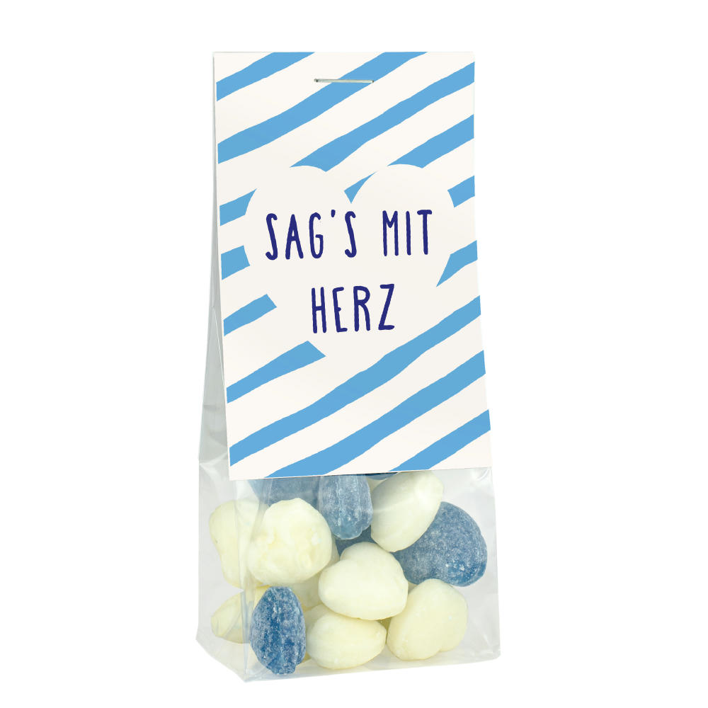 Naschbeutel Herzbonbons