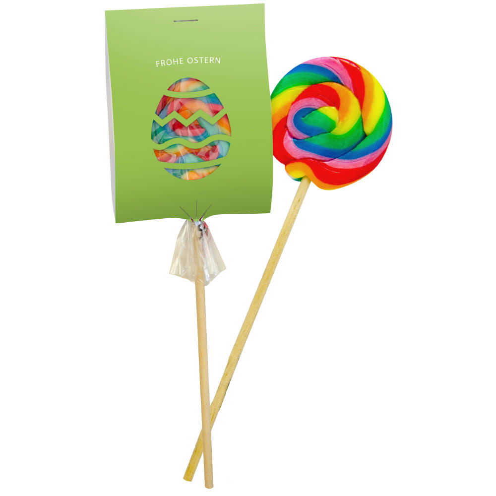 Regenbogenlolli Osterei