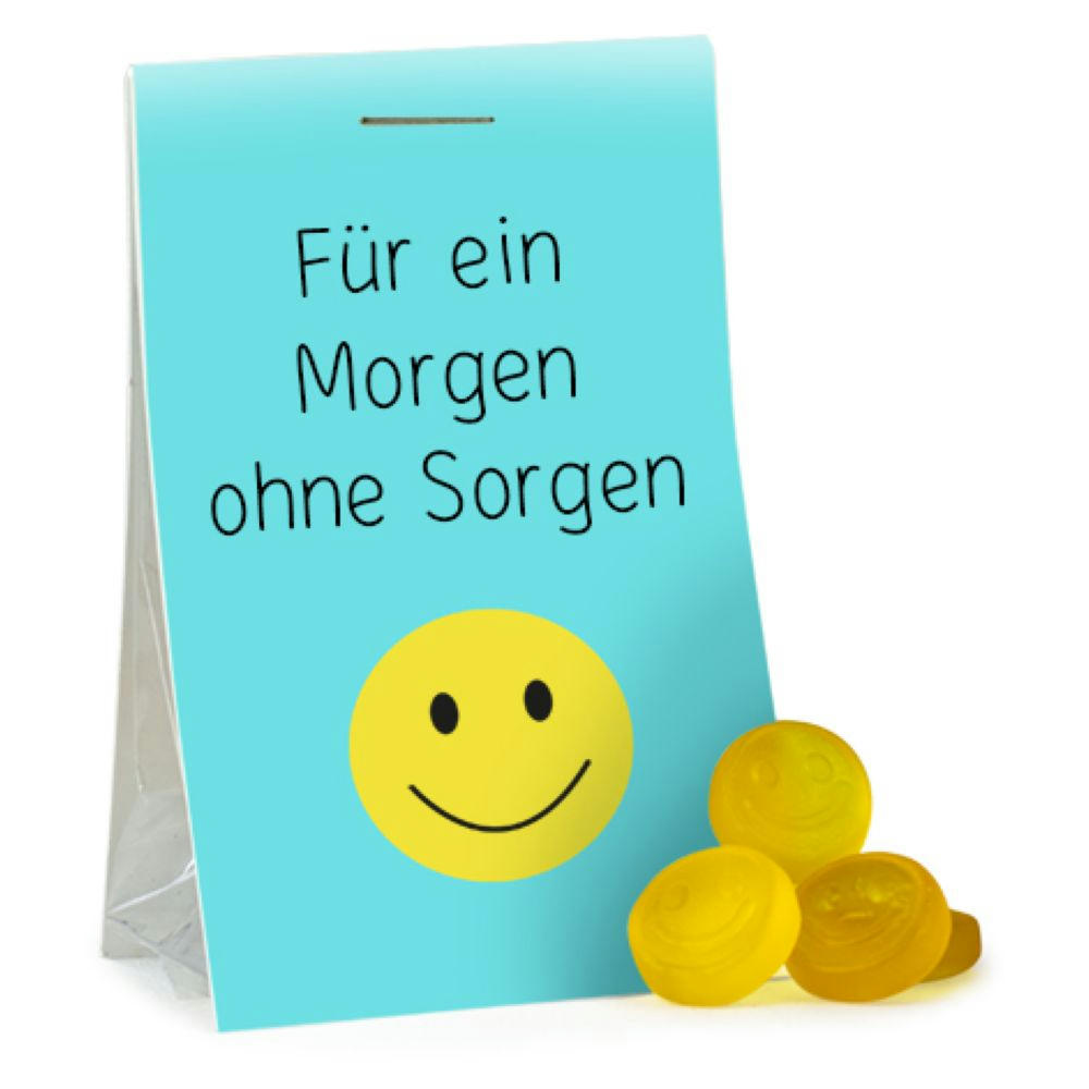 Naschtasche biologisch abbaubar Smileys