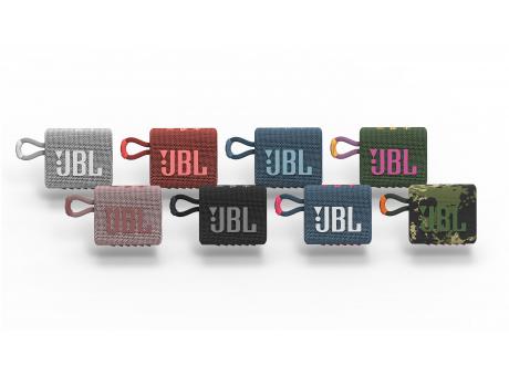  JBL GO 3 - Tragbarer wasserdichter Bluetooth-Lautsprecher
